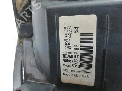 Højre forlygte RENAULT CLIO III (BR0/1, CR0/1) 1.5 dCi (BR17, CR17) | BP29904201C29