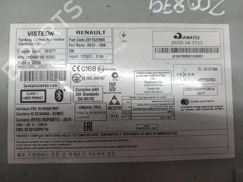 Radio RENAULT MASTER III Platform/Chassis (EV, HV, UV)  | BP26678968E6 