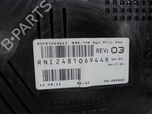 Instrument cluster RENAULT MEGANE III Hatchback (BZ0/1_, B3_) 1.6 16V (BZ1B, BZ1H) | BP5463768C47 