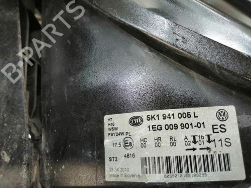 Left headlight VW GOLF VI (5K1)  | BP29907890C28 