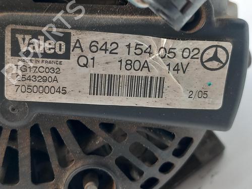 Alternator MERCEDES-BENZ M-CLASS (W164) ML 320 CDI 4-matic (164.122) | BP28215998M7 