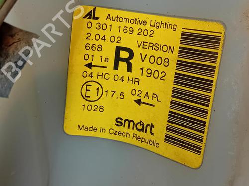 Right headlight SMART CITY-COUPE (450) 0.6 (S1CLA1, 450.341) | BP37247148C29 - Image 3