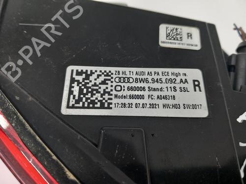 Right taillight AUDI A5 Sportback (F5A, F5F) 40 TDI | BP29572745C35 