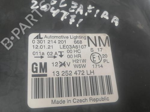 Left headlight OPEL ZAFIRA / ZAFIRA FAMILY B (A05) 1.7 CDTI (M75) | BP30175208C28