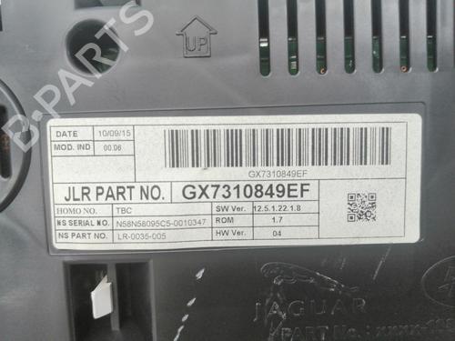 Instrument cluster JAGUAR XE (X760) 2.0 D | BP18158994C47 
