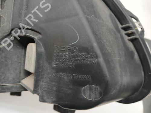 Left headlight RENAULT LAGUNA III (BT0/1) 1.5 dCi (BT00, BT0A, BT0T, BT1J) | BP38414503C28 - Image 2