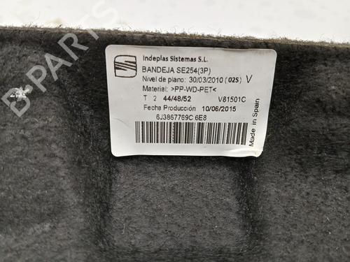 Rear parcel shelf SEAT IBIZA IV (6J5, 6P1)  | BP29710681C85 