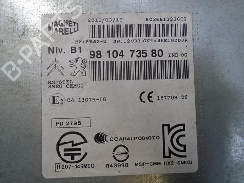 Radio CITROËN C4 CACTUS 1.6 HDi 90 | BP7300438E6 