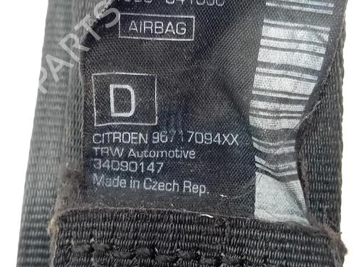 Front right seatbelt CITROËN C3 II (SC_) | BP36781500I25 - Image 3