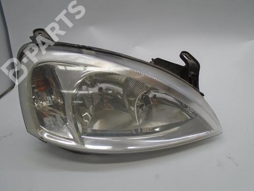 Used Right headlight Right headlight OPEL CORSA C Hatchback Van (X01) 1.2 16V (F08, W5L) (75 hp) 9514523 9514523