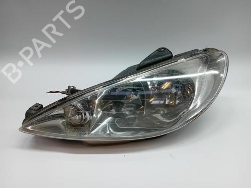 Used Left headlight Left headlight PEUGEOT 206 CC (2D) 1.6 16V (2DNFUF, 2DNFUR) (109 hp) 32517725 32517725