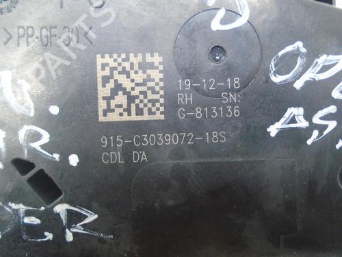 Rear right lock OPEL ASTRA K (B16) 1.6 CDTi (68) | BP8117103C99 