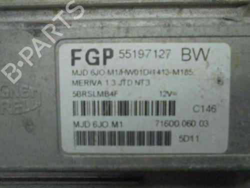 Engine control unit (ECU) OPEL MERIVA A MPV (X03)  | BP5522827M57 