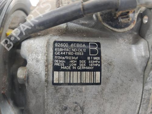 AC compressor RENAULT GRAND SCÉNIC II (JM0/1_) 1.9 dCi (JM14) | BP25346037M34 