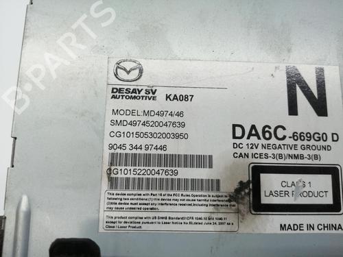 Radio MAZDA 2 Hatchback (KB)  | BP21025583E6 