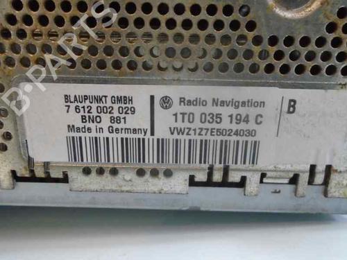 Bilradio VW TOURAN (1T1, 1T2) 2.0 TDI 16V | BP5465084E6 