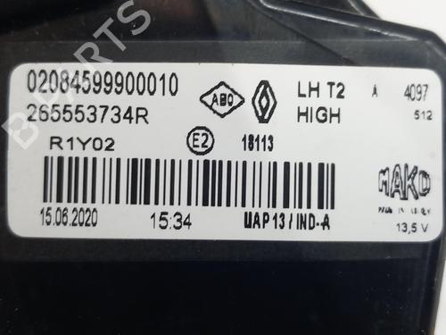 Venstre baglygte bagklap RENAULT CAPTUR II (HF_)  | BP28156037C79 