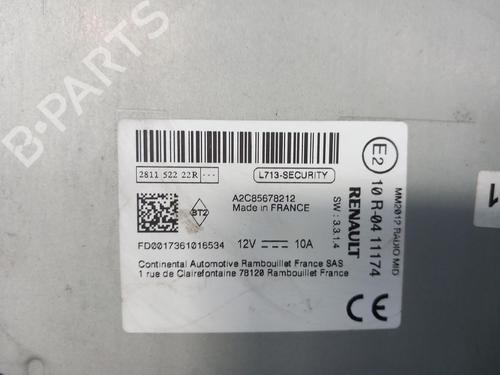 Radio RENAULT ZOE (BFM_)  | BP18336975E6 