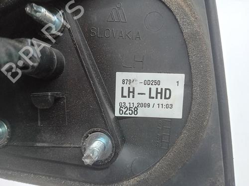 Left mirror TOYOTA YARIS (_P9_) 1.33 VVT-i (NSP90_, NSP90R) | BP29267401C26 