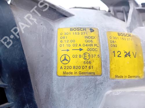 Left headlight MERCEDES-BENZ S-CLASS (W220) S 320 CDI (220.026, 220.126) | BP24167396C28 