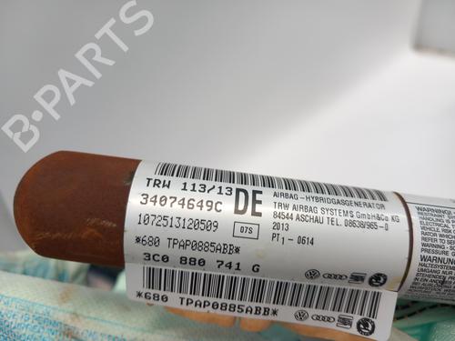 Left curtain airbag VW PASSAT B7 (362) 2.0 TDI | BP18422436C11 