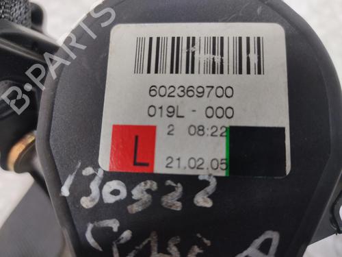 Rear left seatbelt MERCEDES-BENZ A-CLASS (W169) A 160 (169.031, 169.331) | BP6621478I29 