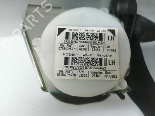 Rear left seatbelt FIAT 500 C (312_)  | BP17481654I29 