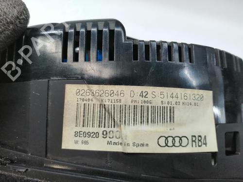Kombinert Instrument AUDI A4 B6 (8E2) 2.0 | BP30643757C47