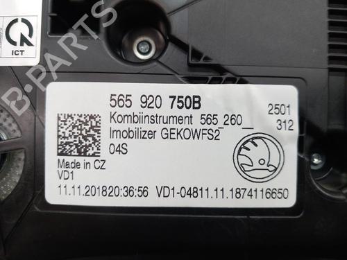 Instrument cluster SKODA KAROQ (NU7, ND7) | BP34342218C47 - Image 4