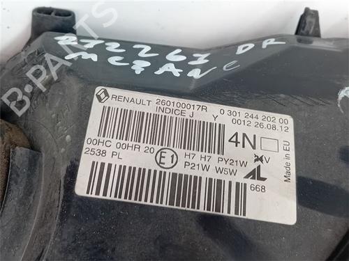 Right headlight RENAULT MEGANE III Hatchback (BZ0/1_, B3_) 1.6 16V (BZ1B, BZ1H) | BP39542003C29 - Image 4