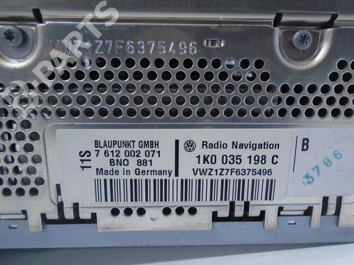Radio VW GOLF V (1K1) 3.2 R32 4motion | BP8363441E6