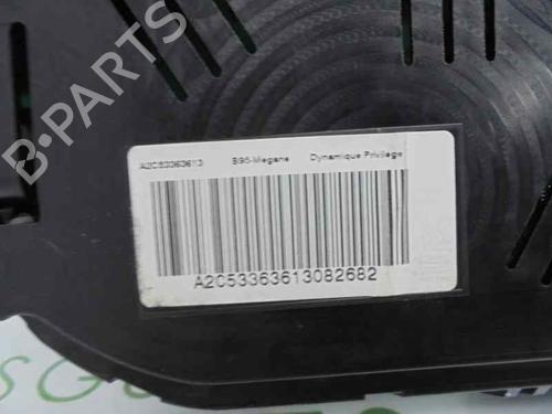 Instrument cluster RENAULT MEGANE III Hatchback (BZ0/1_, B3_) 1.6 16V (BZ1B, BZ1H) | BP5463768C47 