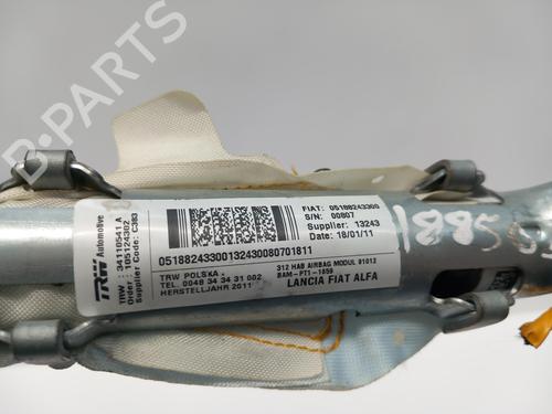 Left curtain airbag FIAT 500 (312_) 1.2 (312AXA1A) | BP18252830C11 