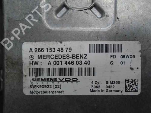 Engine control unit (ECU) MERCEDES-BENZ A-CLASS (W169) A 170 (169.032, 169.332) | BP5536209M57 