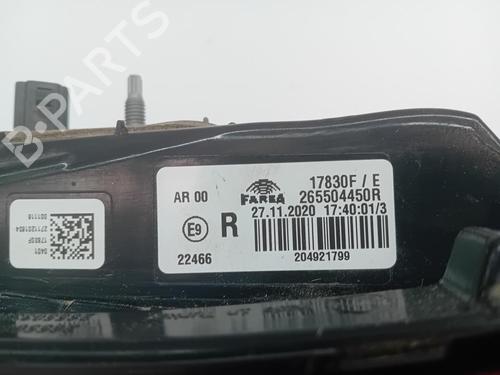 Right tailgate light RENAULT CLIO V (B7_) 1.5 Blue dCi 85 (B7AG) | BP29278763C80 