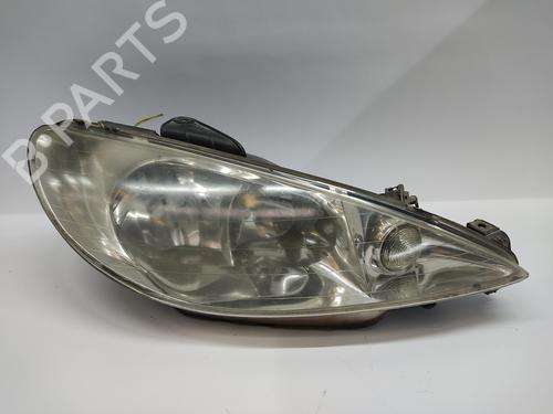 Used Right headlight PEUGEOT 206 CC (2D) 1.6 16V (2DNFUF, 2DNFUR) (109 hp) 27649734