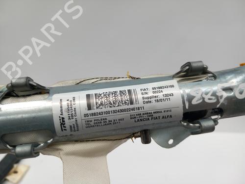 Right curtain airbag FIAT 500 (312_) 1.2 (312AXA1A) | BP18252829C12 