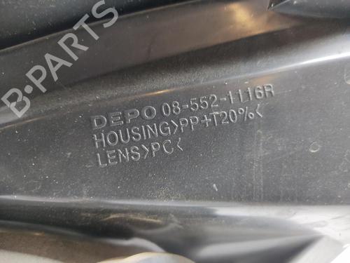 Right headlight CITROËN XSARA PICASSO (N68) 2.0 HDi | BP29376168C29 
