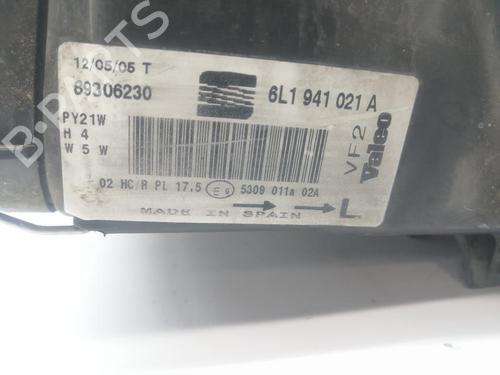 Left headlight SEAT IBIZA III (6L1)  | BP29235065C28 