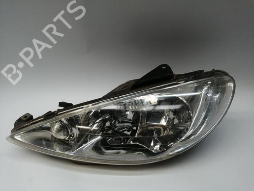 Used Left headlight Left headlight PEUGEOT 206 Hatchback (2A/C) 2.0 HDI 90 (90 hp) 33938517 33938517