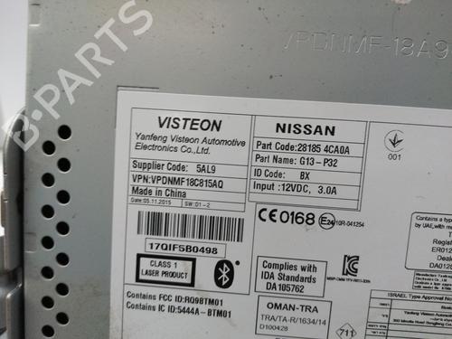 Radio NISSAN X-TRAIL III (T32_, T32R, T32RR)  | BP16481665E6 