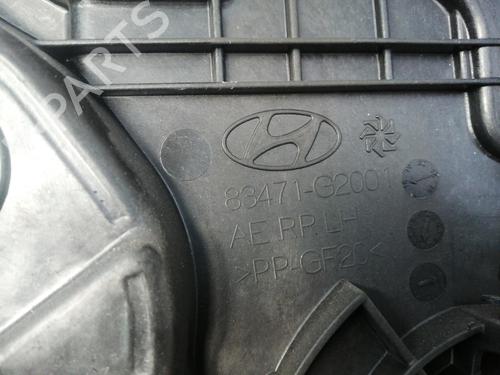 Rear left window mechanism HYUNDAI IONIQ (AE) 1.6 GDI Hybrid | BP18142016C24 