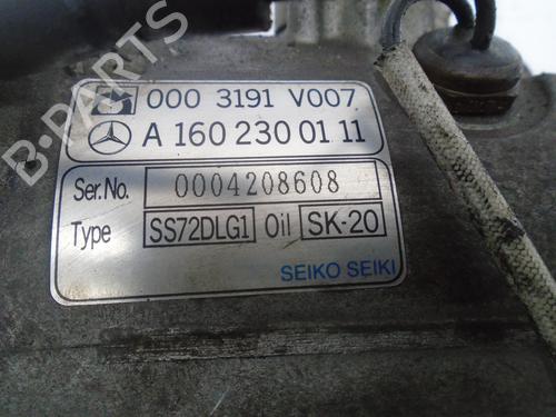 AC Kompressor SMART CITY-COUPE (450) 0.6 (S1CLB1, 450.331, 450.336) | BP7715900M34 