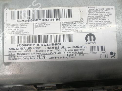 Knee airbag FIAT 500 (312_) 1.2 (312AXA1A) | BP29288875C50 
