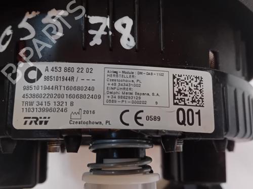 Kollisonspute sett SMART FORTWO Coupe (453) 0.9 (453.344, 453.353) | BP30852104C86