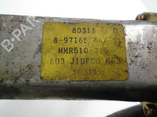 Front left window mechanism OPEL MONTEREY B (M98) 3.0 DTI (UBS73D, UBS73G) | BP6550577C22 
