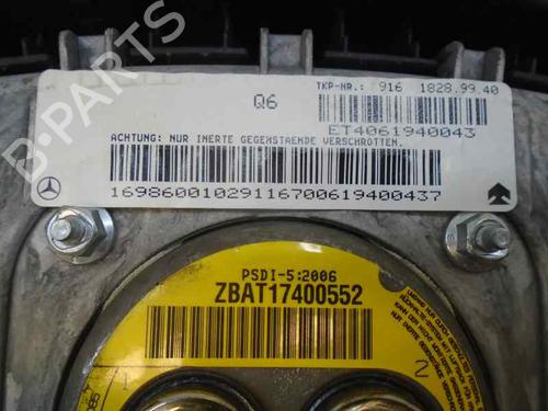 Driver airbag MERCEDES-BENZ A-CLASS (W169) A 180 CDI (169.007, 169.307) | BP6148277C9 