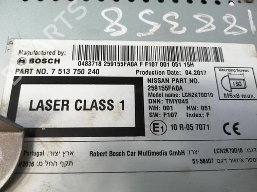 Display monitor NISSAN MICRA V (K14)  | BP18049048C48 