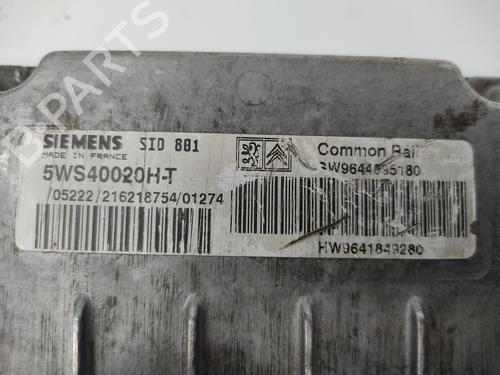 Engine control unit (ECU) PEUGEOT 307 (3A/C) 2.0 HDi 90 | BP29297849M57 
