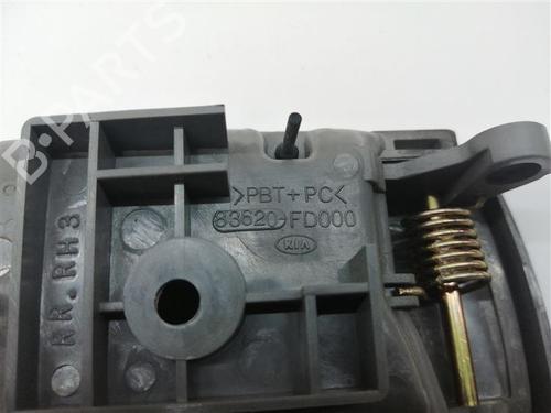 Rear right interior door handle KIA RIO I Hatchback (DC) 1.3 | BP28169406I16 - Image 3
